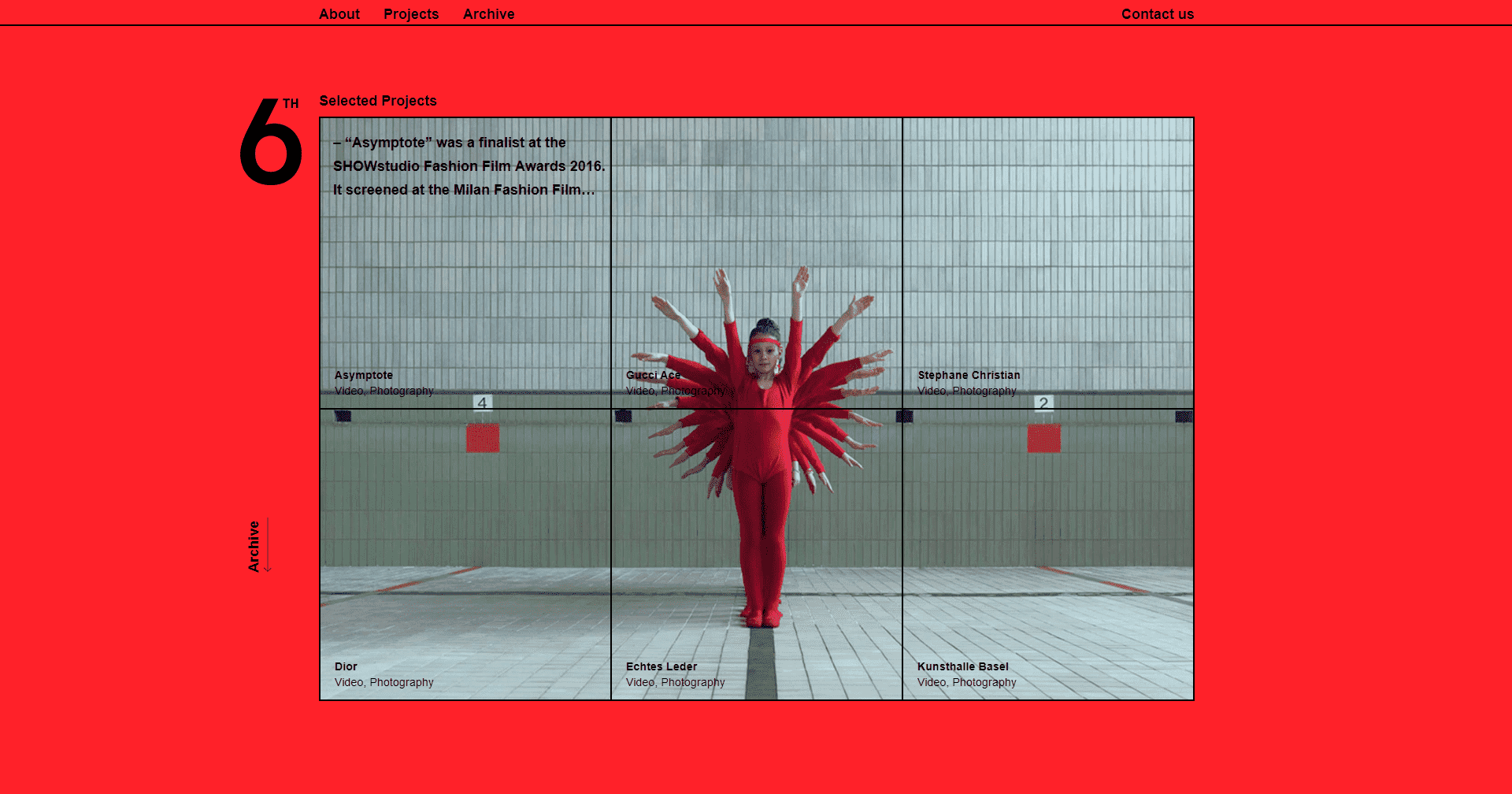 HTML website for fashion agency